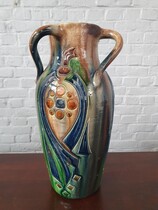 Vase Art Nouveau Belgium Pottery 1920