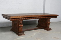 Table (large) Breughel Belgium oak 1920