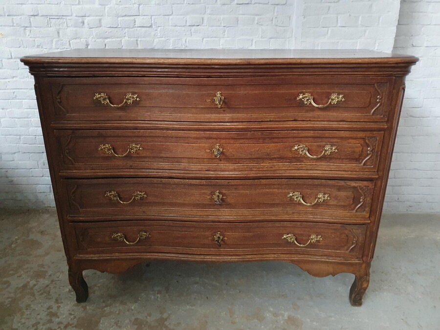Country French 19th Century Chest of Drawers (Large)