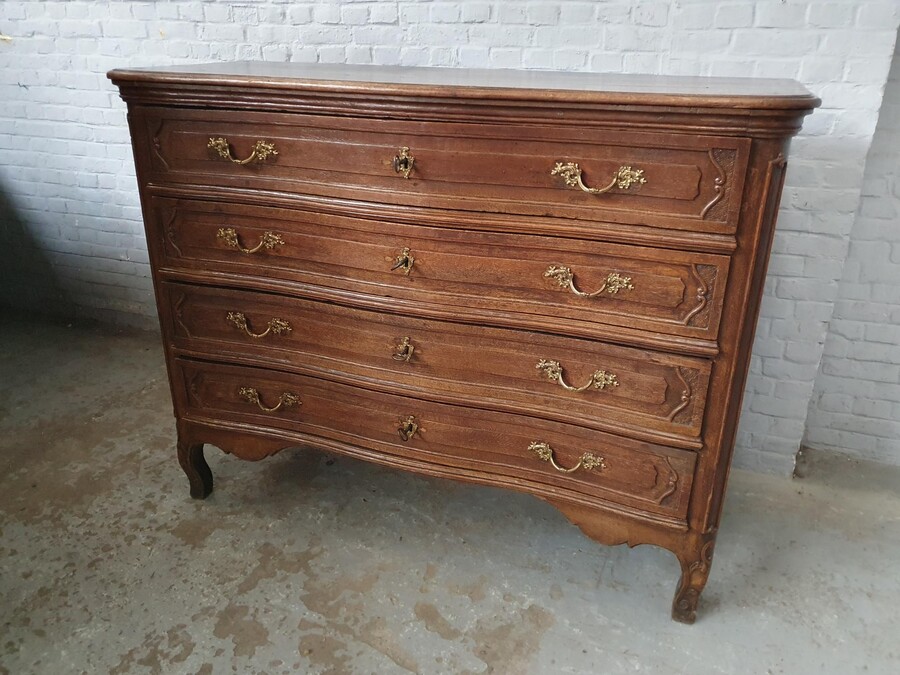 Country French 19th Century Chest of Drawers (Large)