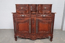 Cabinet Country French France oak 1890