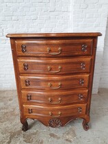 Chest of Drawers Country French France Oak 1920