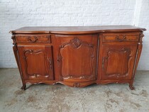 Sideboard Country French France Oak 1900