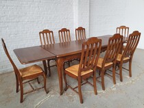 Country French Table +  8 chairs
