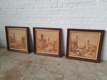 Flemish Tapisserie in Frame