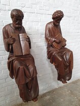 Religious Figures Gothic Belgium Oak 1820