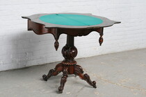 Game table Louis Phillip  (Nap III) Belgium Rosewood 1870