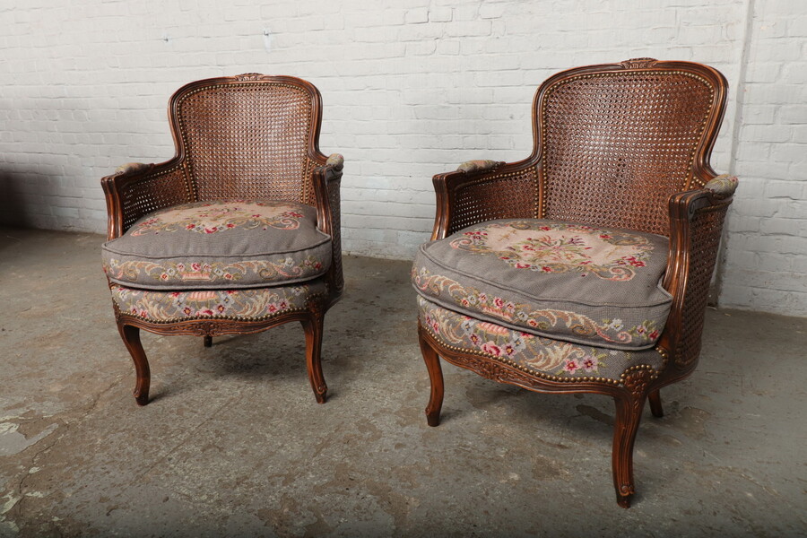 Louis XV Armchairs (pair)