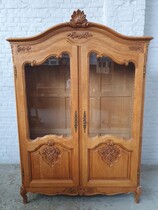 Bookcase Louis XV Belgium Oak 1920