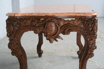 Louis XV Center Table (marble top)