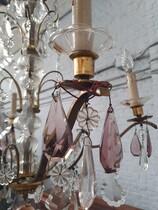 Louis XV Chandelier (colored glass)