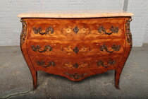 Chest of Drawers Louis XV France Rosewood/Bronze 1920
