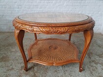 Coffee Table (Large) Louis XV Belgium Oak 1920