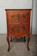 Chest of Drawers Louis XV (Country French) Belgium Oak 1920