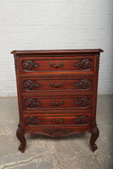 Chest of Drawers Louis XV (Country French) Belgium Oak 1900