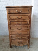 Chest of Drawers (Large) Louis XV (Country French) France Oak 1920