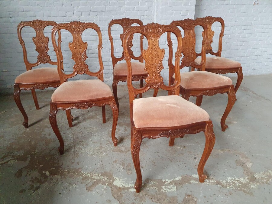 Louis XV (Country French) Table +  6 chairs