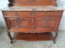 Louis XV (Liege style) Server (marble top)