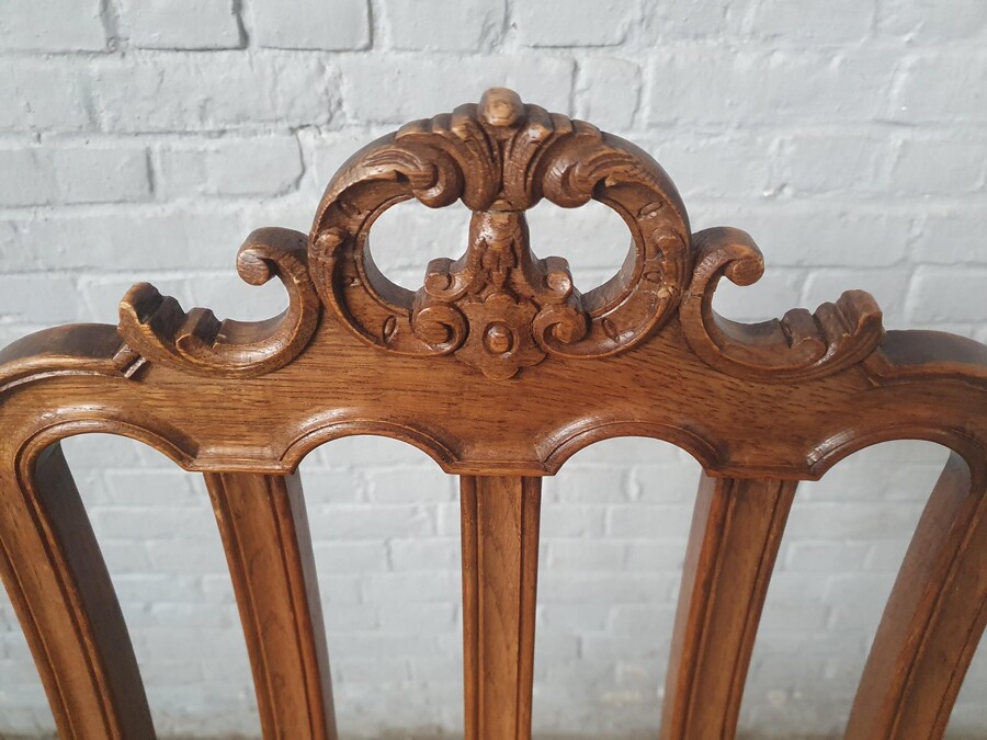 Louis XV (Liege style) Table +  6 chairs