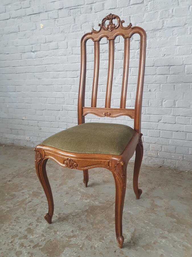 Louis XV (Liege style) Table +  6 chairs