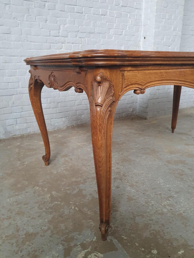 Louis XV (Liege style) Table +  6 chairs