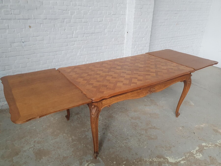 Louis XV (Liege style) Table +  6 chairs