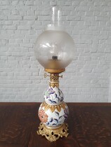 Table lamp Louis XV France Bronze/Porcelain 1920