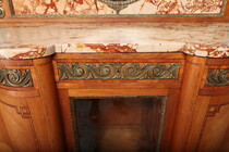 Louis XVI/ Art Deco Servers (marble top)