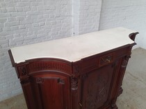Louis XVI Cabinet (marble top)