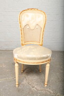 chair Louis XVI France Walnut 1950