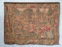 Tapestry (wallhanger) Renaissance Belgium wool 1920