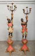 Standing lamps (Moorse) Rococo Italy Wood 1950