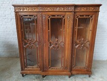 Bookcase Art Deco Belgium Oak 1920