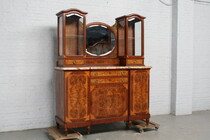 Buffet (cabinet) Art Deco / Empire Belgium Walnut 1920