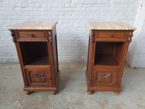 Art Deco Nightstands (Pair)