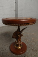 Sidetable Art Deco Belgium Oak/Bronze 1940