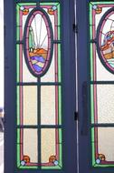 Art Deco Stained glass doors