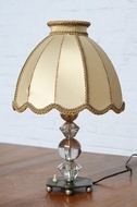 Table lamp Art Deco Belgium glass 1930