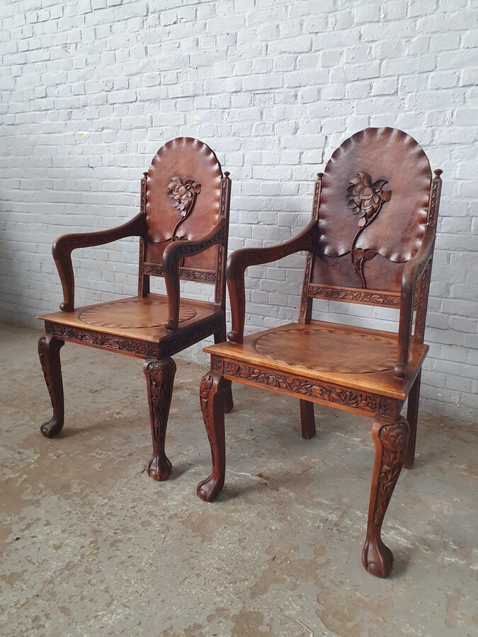Art Nouveau Armchairs (pair)