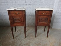 Art Nouveau Nightstands (Pair)