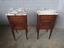 Art Nouveau Nightstands (Pair)
