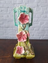 Art Nouveau Vase Set (Mayolica)