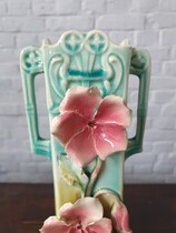 Art Nouveau Vase Set (Mayolica)