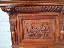 Breughel style Hall Bench