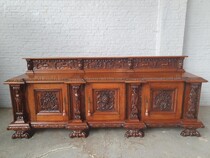 Sideboard Breughel style Belgium Oak 1940