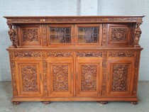 Sideboard Breughel style Belgium Oak 1920