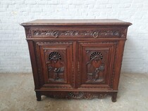 Sideboard Brittany style France Oak 1900