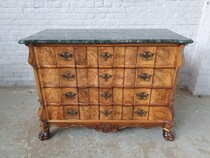 Chippendale Chest of Drawers (marble top)