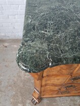 Chippendale Chest of Drawers (marble top)
