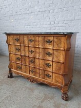 Chippendale Chest of Drawers (marble top)